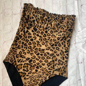 Karla Colletto NWT Leopard Reversible One Piece